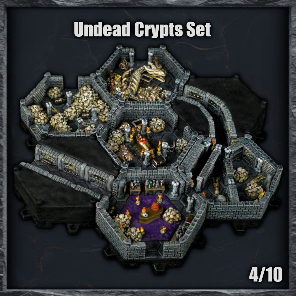 Exclusive Dungeon Crawl Starter Kit STL Product Bundle by Hexworld