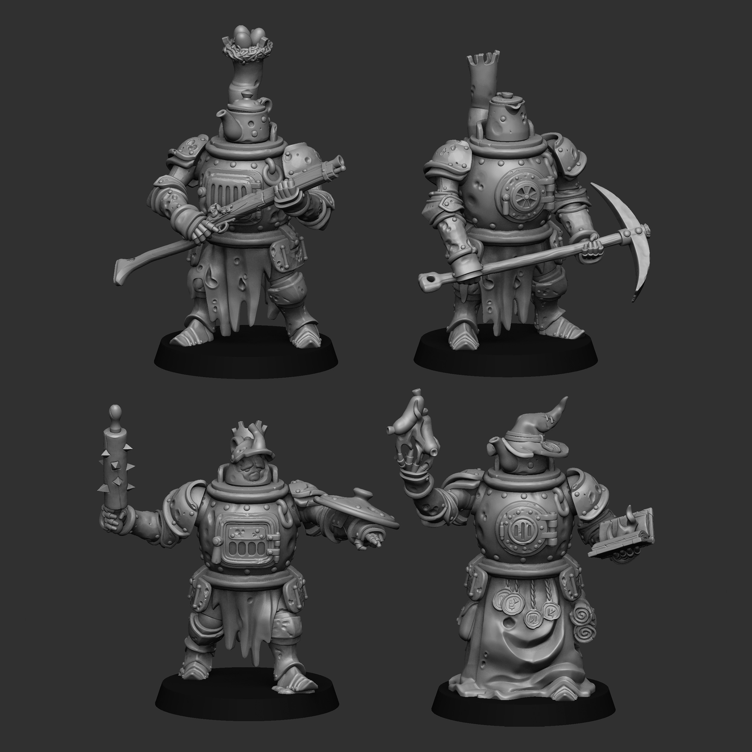 Exclusive Brewed for War | The Tea Party Bundle STL Product Bundle by ...