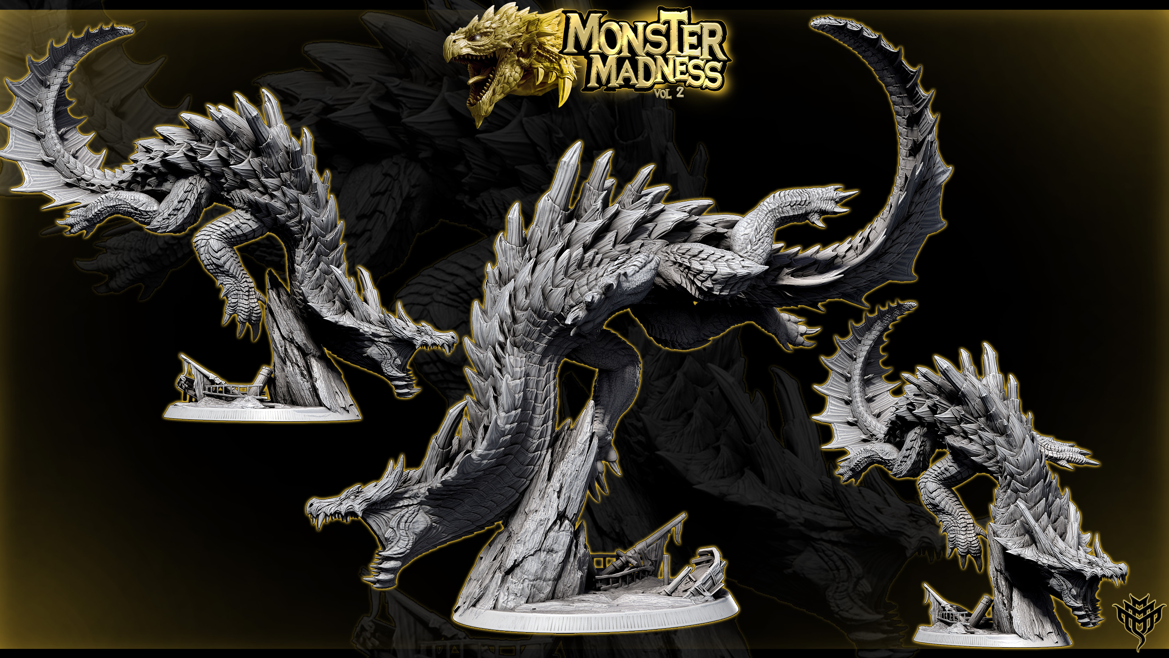 Exclusive ⚡️Monster Mayhem Vol 1,2,3,4,5,6⚡️ STL Product Bundle by Mini ...