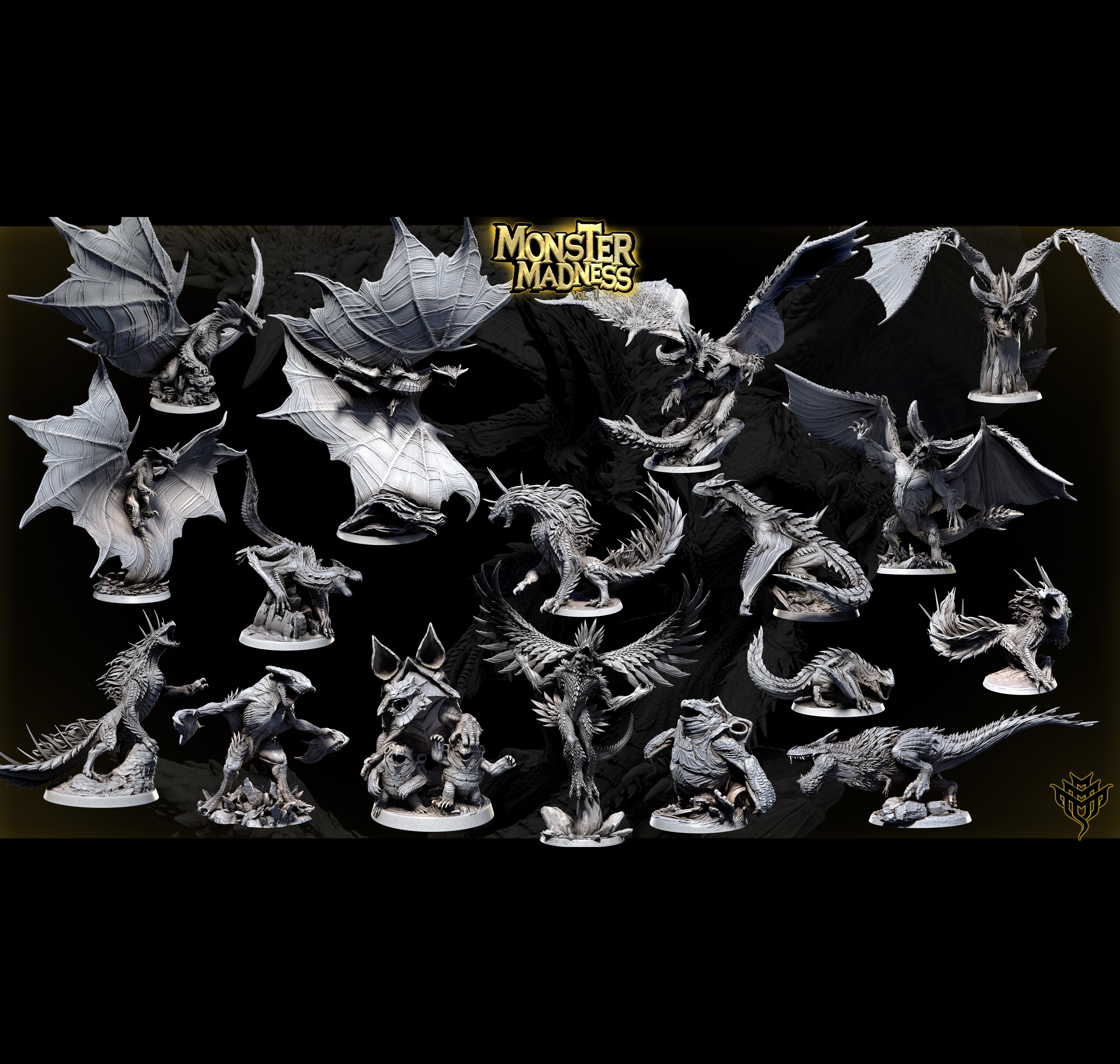 Exclusive ⚡️Monster Mayhem Vol 1,2,3,4,5,6⚡️ STL Product