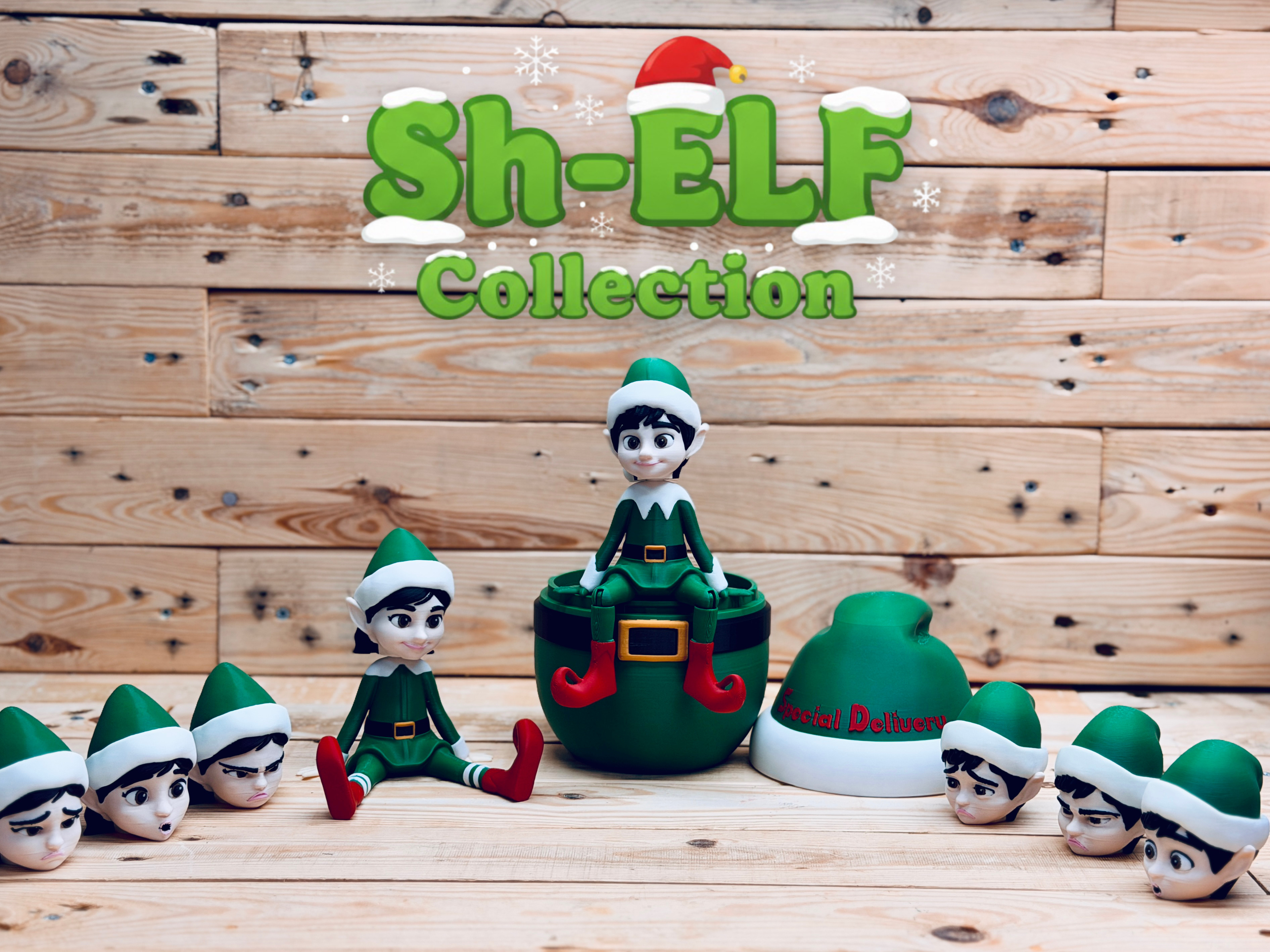 Exclusive Sh-Elf Collection (SPLIT print version) STL Product Bundle by ...
