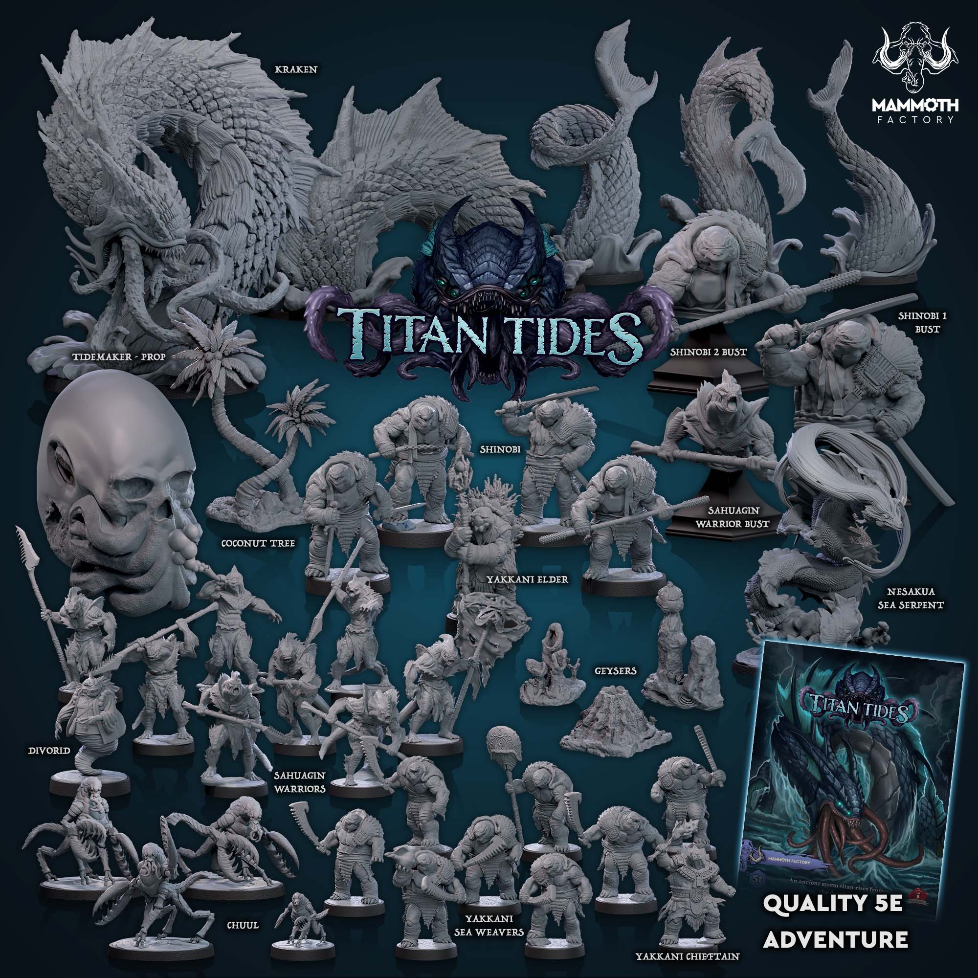Exclusive Standalones: 6 STL Collections & 5e Adventures STL