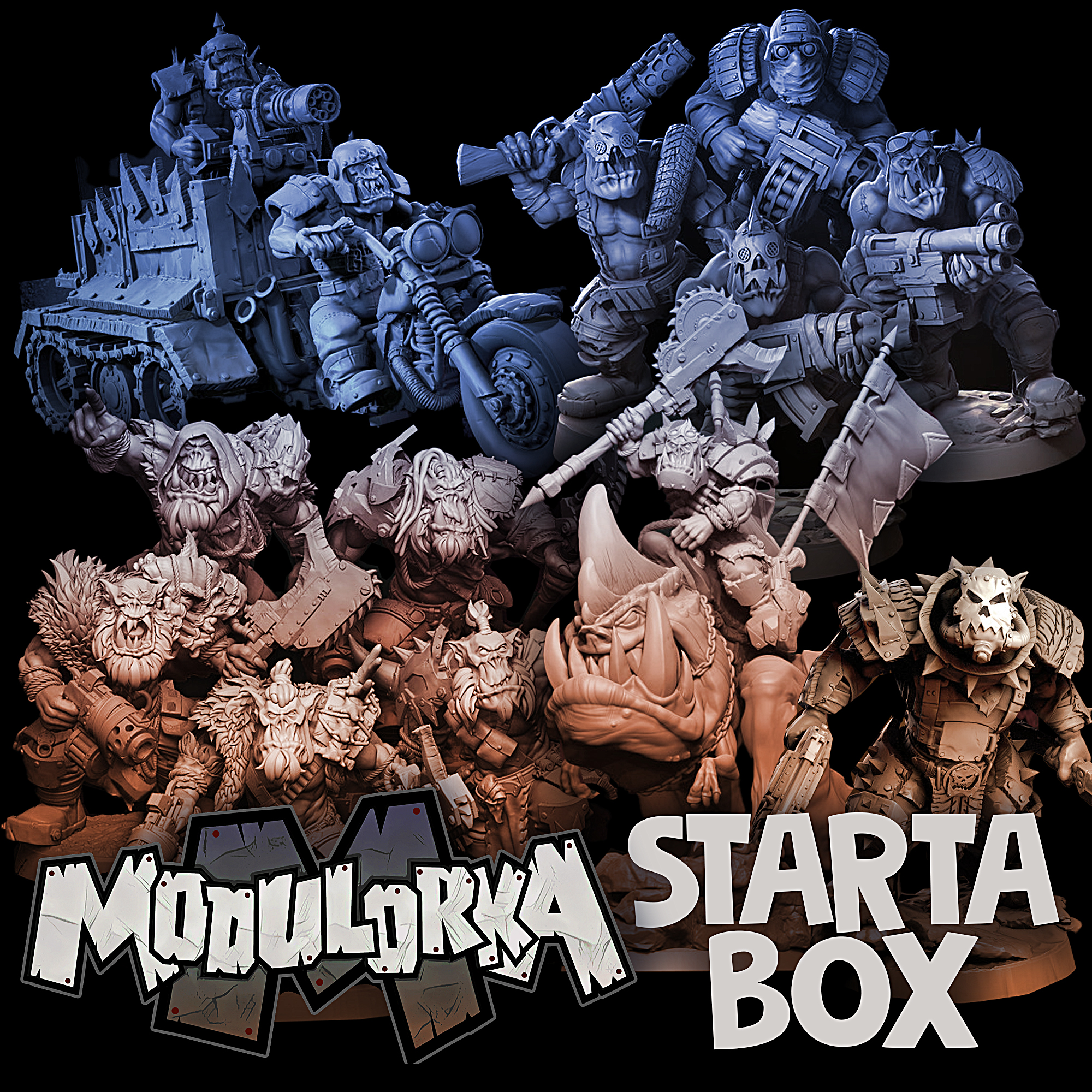 Modrock Models Basic Exclusive Modulorka Starter Kit STL Product Bundle by MrModulork